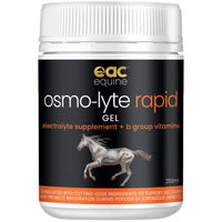 EAC Osmo-Lyte Rapid electrolyte gel for horses, front of pack