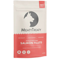 Meaty Treaty Salmon 80g packaging front