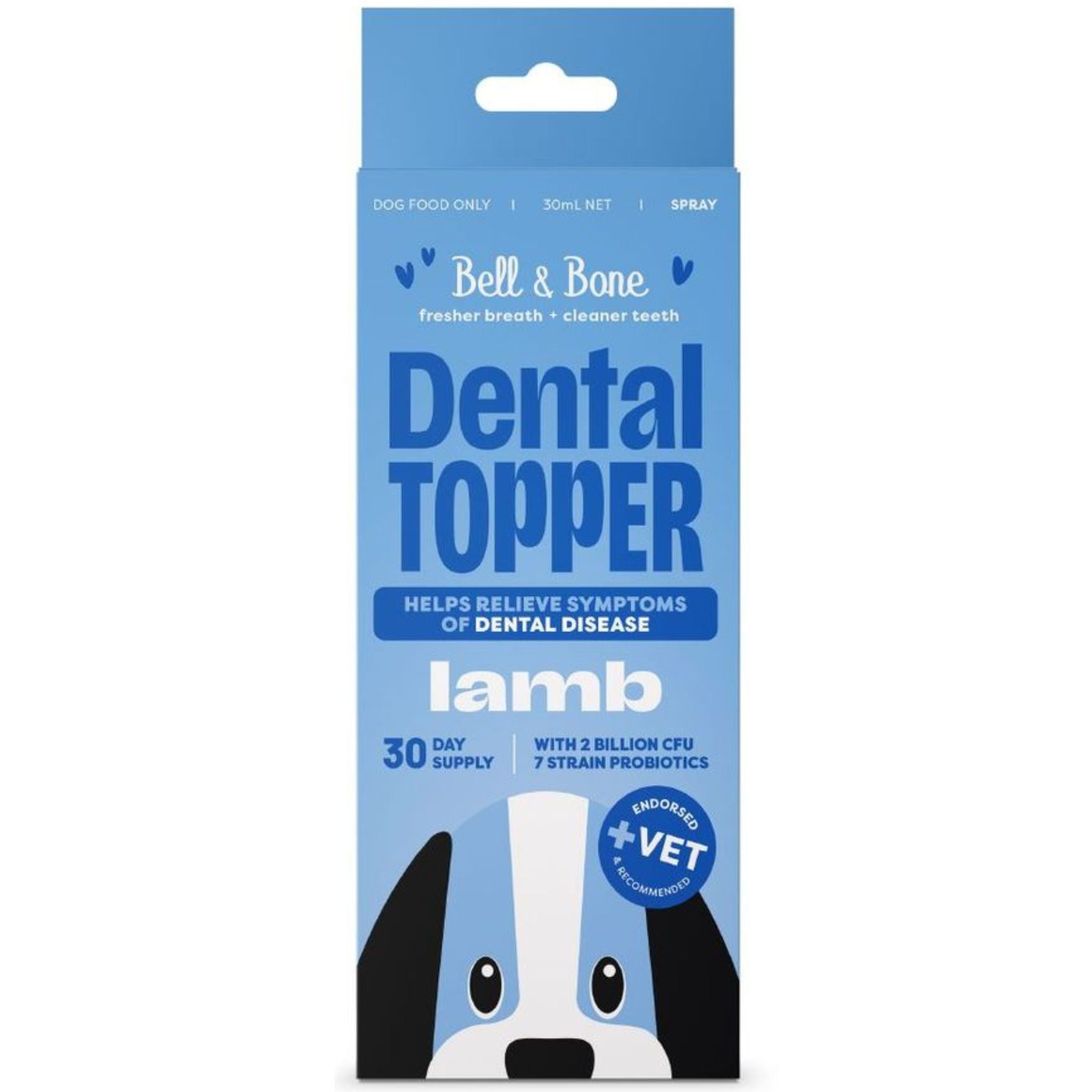 Bell and Bone Dog Dental Topper - Lamb