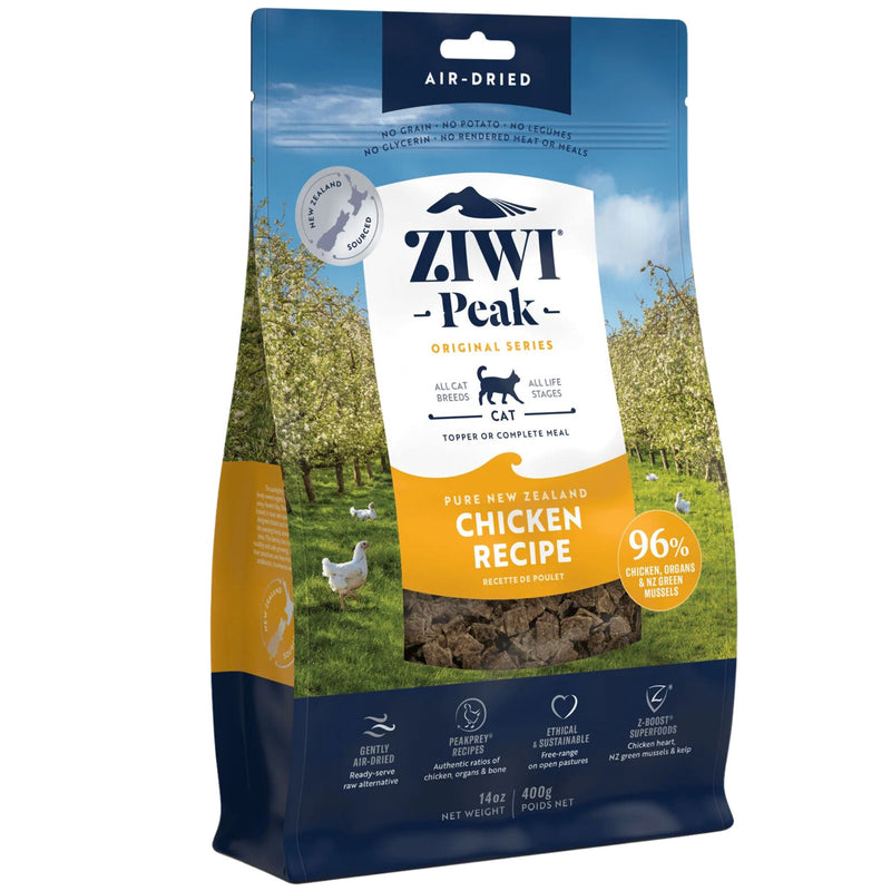 ZIWI Peak Cat Food Air Dried Free-Range Chicken 400g | PeekAPaw Pet Supplies