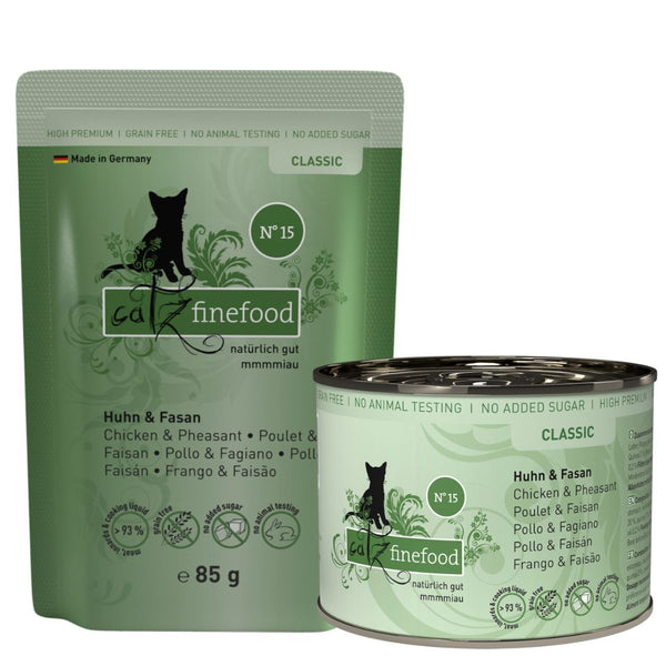 Catz Finefood Classic No.15 – Chicken & Pheasant | PeekAPaw Pet Supplies