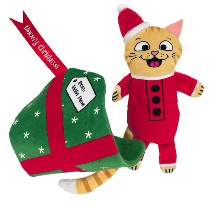 KONG Cat Toys Holiday Pull-A-Partz Present | PeekAPaw Pet Supplies