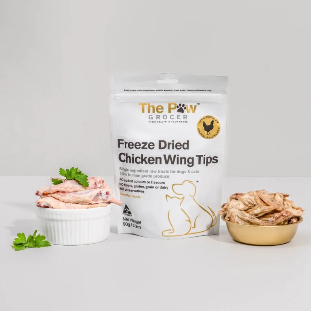 The Paw Grocer Freeze Dried Dogs & Cats Treats Chicken Wing Tips | PeekAPaw Pet Supplies
