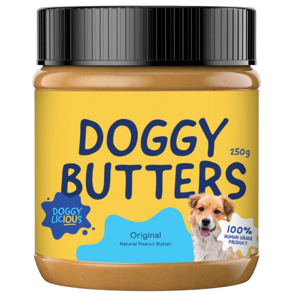 Doggylicious Doggy Original Peanut Butter  - 250g | PeekAPaw Pet Supplies