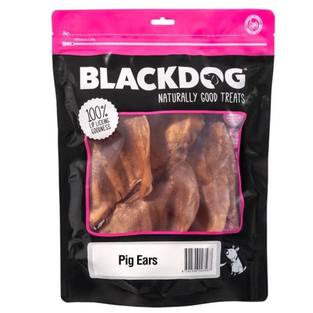 Blackdog Pigs Ears Dog Treats - 5Pk | PeekAPaw Pet Supplies