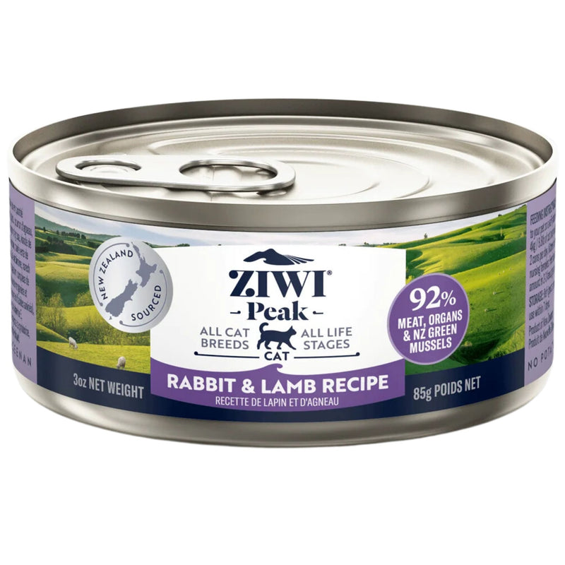 ZIWI Peak Cat Food Cans Rabbit & Lamb 85g | PeekAPaw Pet Supplies