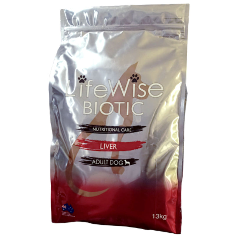 LifeWise Dry Dog Food Biotic Liver & Kidney 13kg | PeekAPaw Pet Supplies