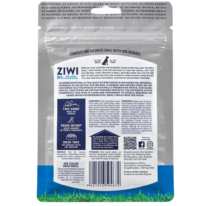 ZIWI Dog Treats Good Dog Rewards - Lamb - 85g | PeekAPaw Pet Supplies