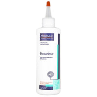 Virbac Hexarinse oral solution for dogs, cats and horses, 250ml bottle
