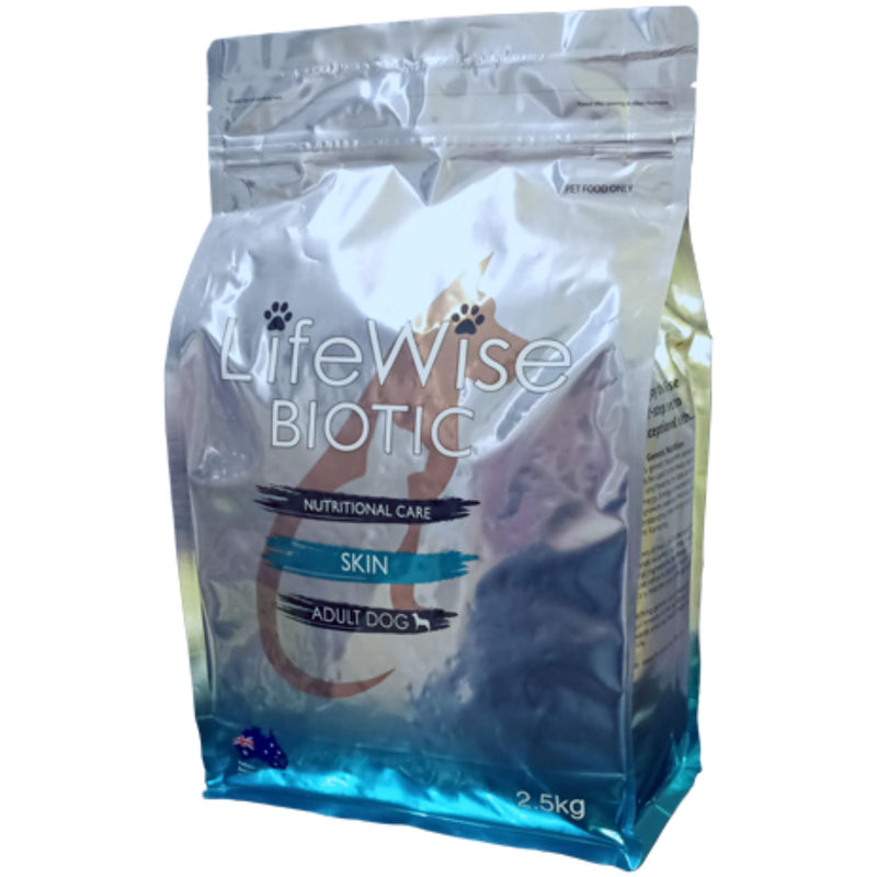 LifeWise Dry Dog Food Biotic Skin 2.5kg | PeekAPaw Pet Supplies