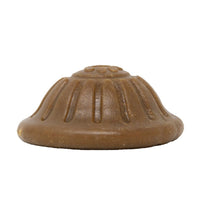 Starmark Everlasting dog treat, a single brown ridged dome refill for the Everlasting toy range