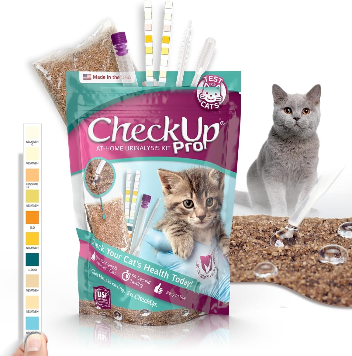 CheckUp Pro At-Home Wellness Urine Test for Cats - image 1