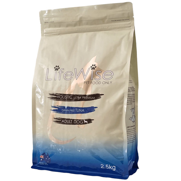 LifeWise Dry Dog Food Wild Tuna with Vegetable 2.5kg | PeekAPaw Pet Supplies