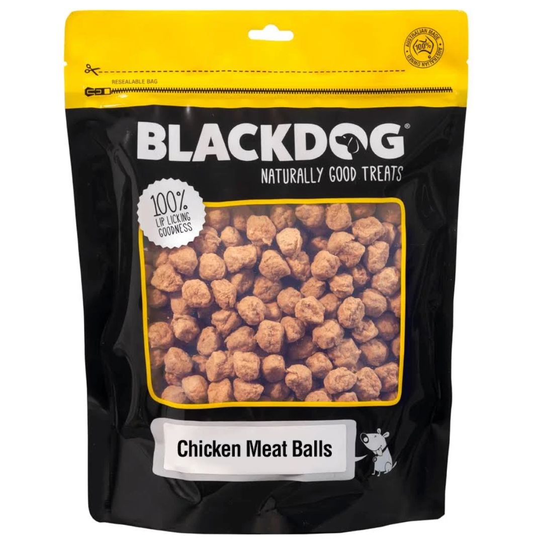 Blackdog Chicken Meat Balls Dog Treats - 1kg | PeekAPaw Pet Supplies