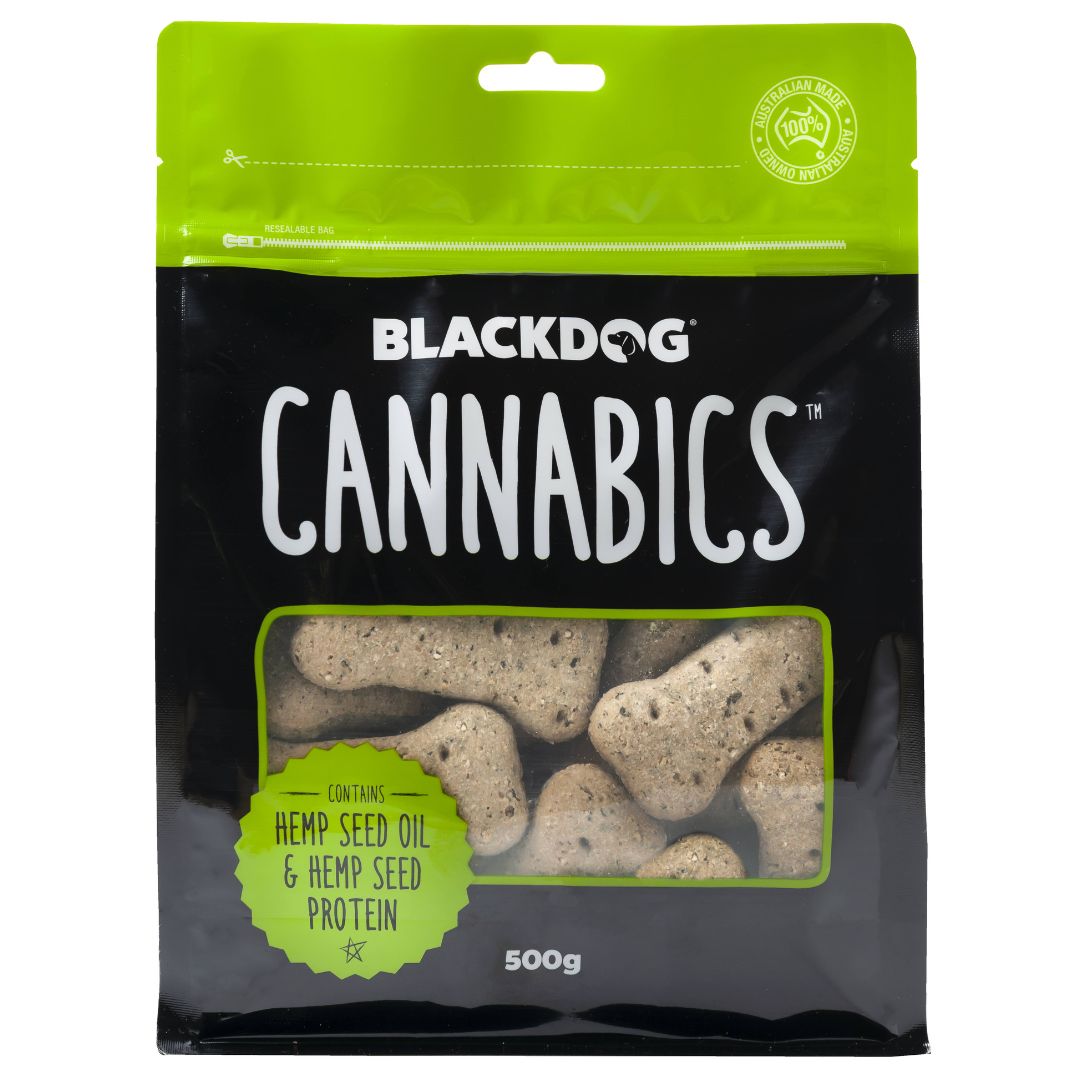 Blackdog Cannabics Dog Biscuit - 500g | PeekAPaw Pet Supplies