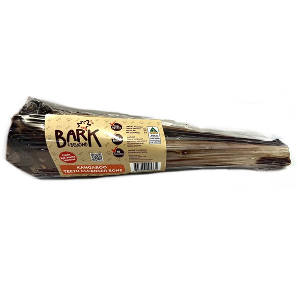 Bark & Beyond Roo Teeth Clenser Bone- 24-28cm | PeekAPaw Pet Supplies