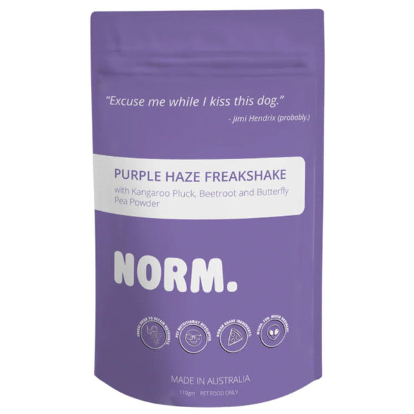 Norm Purple Haze Freakshake - 110g | PeekAPaw Pet Supplies