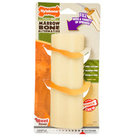 Nylabone Power Chew Durable Dog Toy Marrow Bone Alternative Beef Flavor | PeekAPaw Pet Supplies