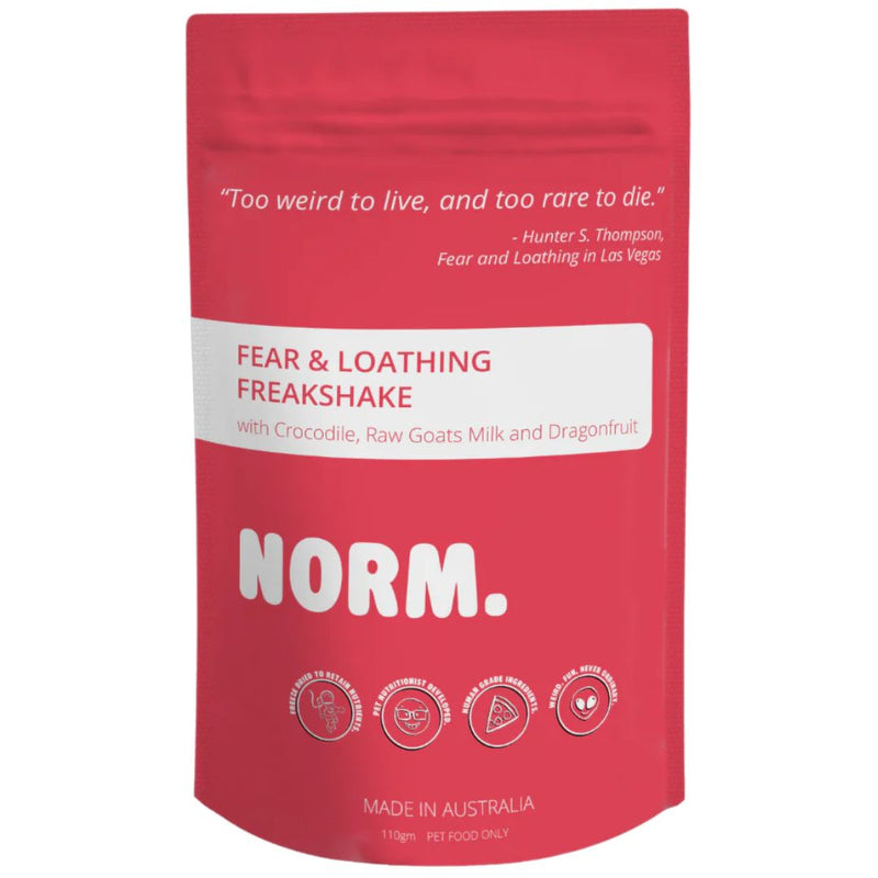 Norm Fear & Loathing Freakshake - 110g | PeekAPaw Pet Supplies
