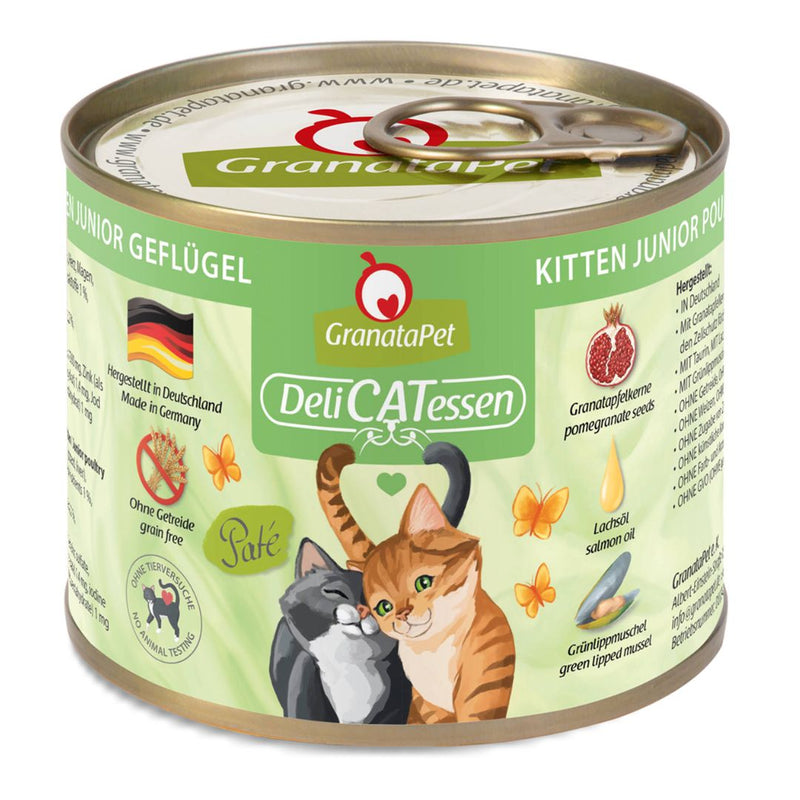 GranataPet DeliCatessen Wet Cat Food - Poultry for Kitten/Junior | PeekAPaw Pet Supplies