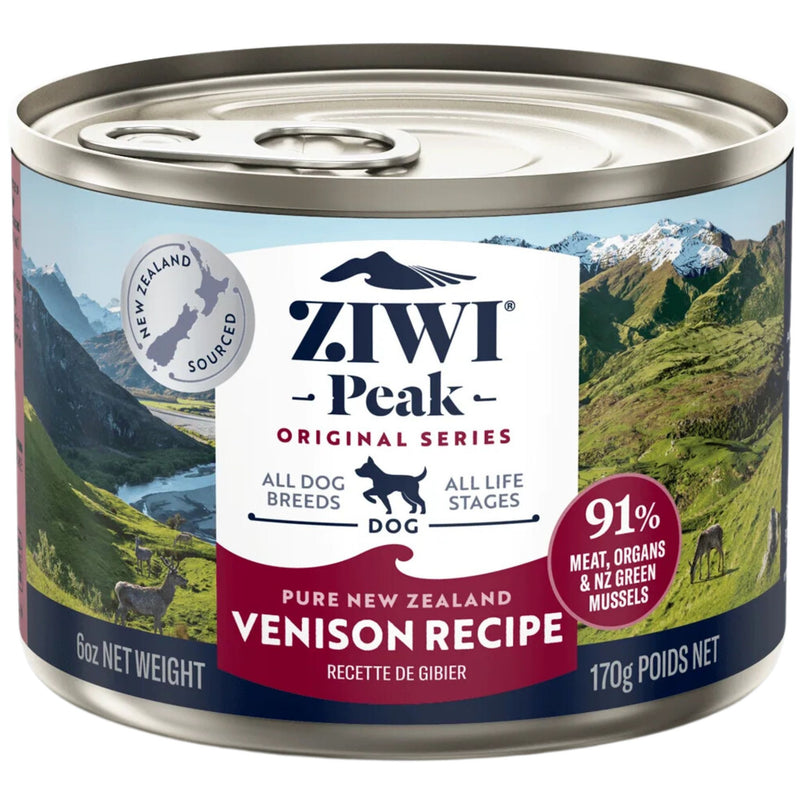 ZIWI Peak Dog Food Cans Venison 170g | PeekAPaw Pet Supplies