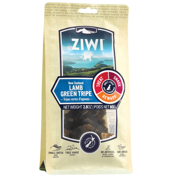 ZIWI Dog Treats Lamb Green Tripe - 80g | PeekAPaw Pet Supplies
