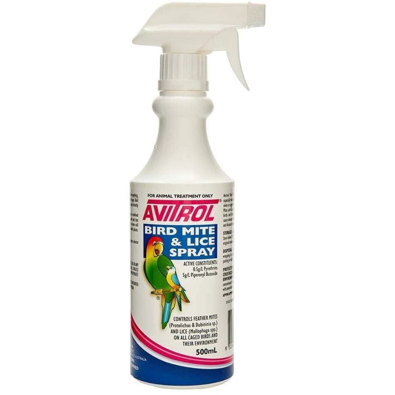 Mavlab Avitrol Bird Mite & Lice Spray - 500ml | PeekAPaw Pet Supplies