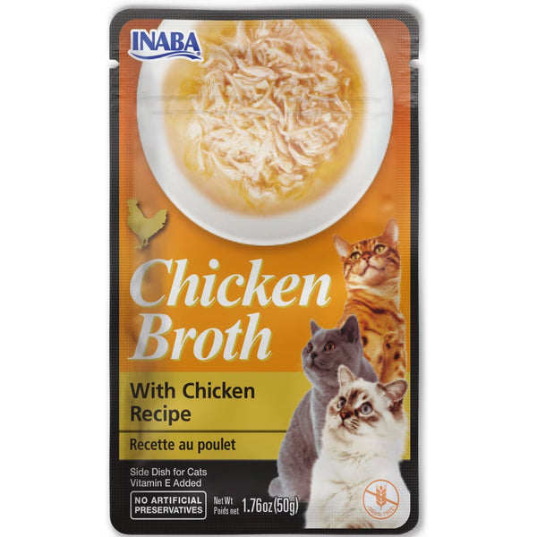 Inaba Cat Treat Chicken Broth with Chicken