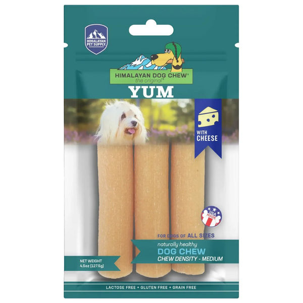 Himalayan Dog Chew Yum - Cheese - 127.5g | PeekAPaw Pet Supplies