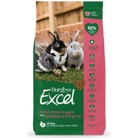 Burgess Excel Mature Rabbit Nuggets with Cranberry & Thyme, 1.5kg bag front of pack