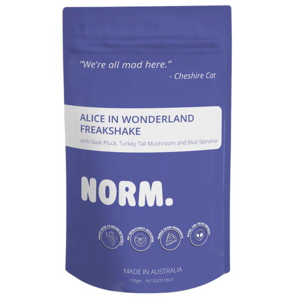 Norm Alice In Wonderland Freakshake - 110g | PeekAPaw Pet Supplies