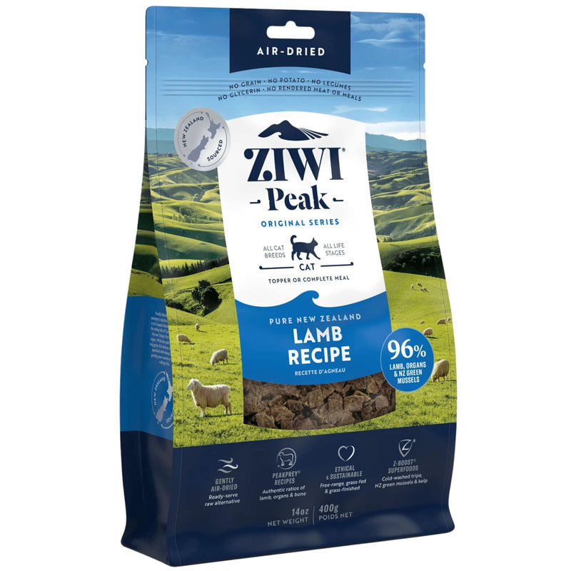 ZIWI Peak Cat Food Air Dried Lamb 400g  | PeekAPaw Pet Supplies
