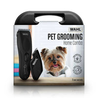 Wahl Pet Grooming Home Combo retail box with a Yorkshire terrier pictured on the front