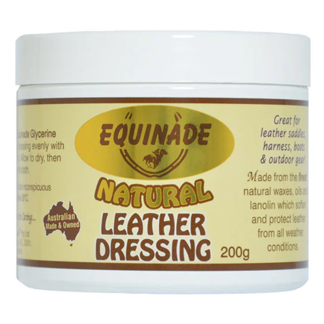 Equinade Natural Leather Dressing - 200g | PeekAPaw Pet Supplies 