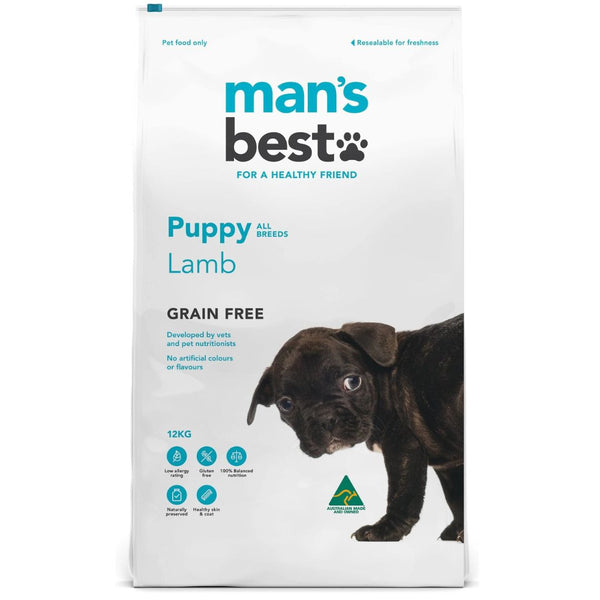 Mans Best Puppy Dog Food Lamb - 2kg | PeekAPaw Pet Supplies