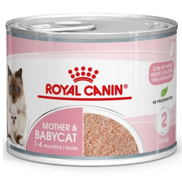 Royal Canin Mother and BabyCat Mousse - 195gx12 | PeekAPaw Pet Supplies