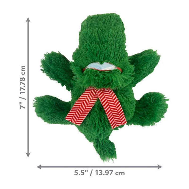 KONG Dog Toys Holiday Cozie Alligator | PeekAPaw Pet Supplies