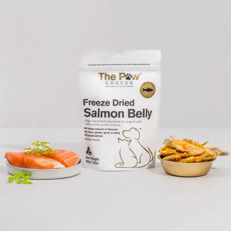 The Paw Grocer Freeze Dried Dogs & Cats Treats Salmon Belly