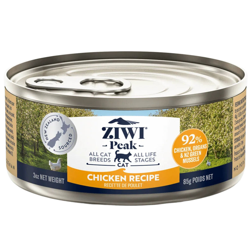 ZIWI Peak Cat Food Cans Free-Range Chicken 85g | PeekAPaw Pet Supplies
