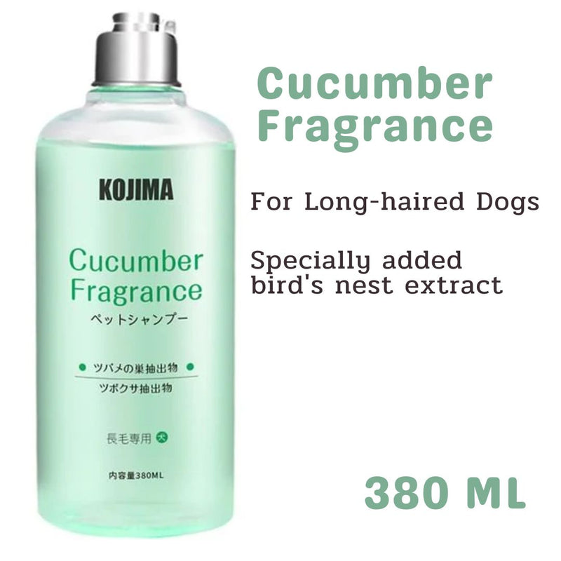 Kojima Dog Long Hair Cucumber Shampoo - 380ml | PeekAPaw Pet Supplies