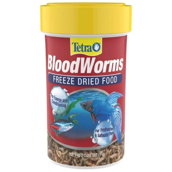 Tetra Bloodworms - 7g | PeekAPaw Pet Supplies