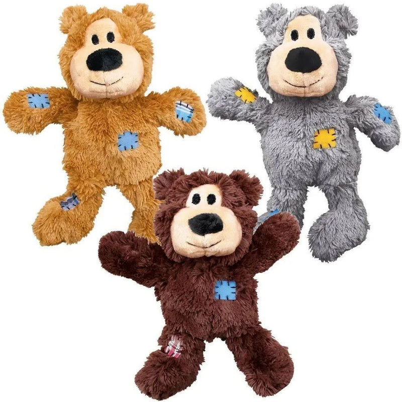 KONG Dog Toys Holiday Wild Knots Bear Assorted