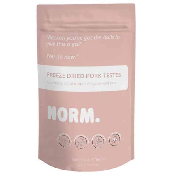Norm Pork Testes Meal Topper - 110g | PeekAPaw Pet Supplies