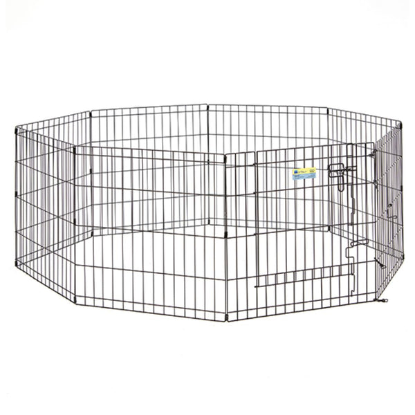 MidWest Homes for Pets Contour Exercise Pen with Door - 24" | PeekAPaw Pet Supplies