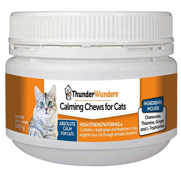 ThunderWunders Calming Chews for Cats - 180g | PeekAPaw Pet Supplies