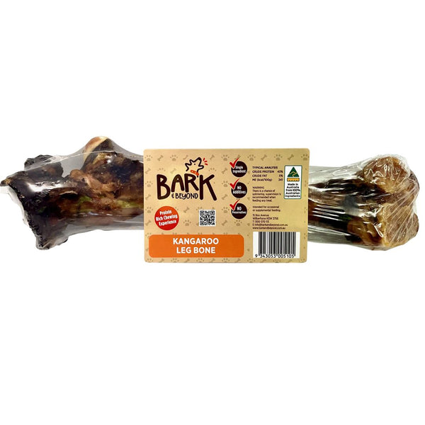Bark & Beyond Roo Leg Bone - 24-28cm | PeekAPaw Pet Supplies