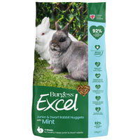 Burgess Excel Junior & Dwarf Rabbit Nuggets with Mint, 1.5kg bag front of pack