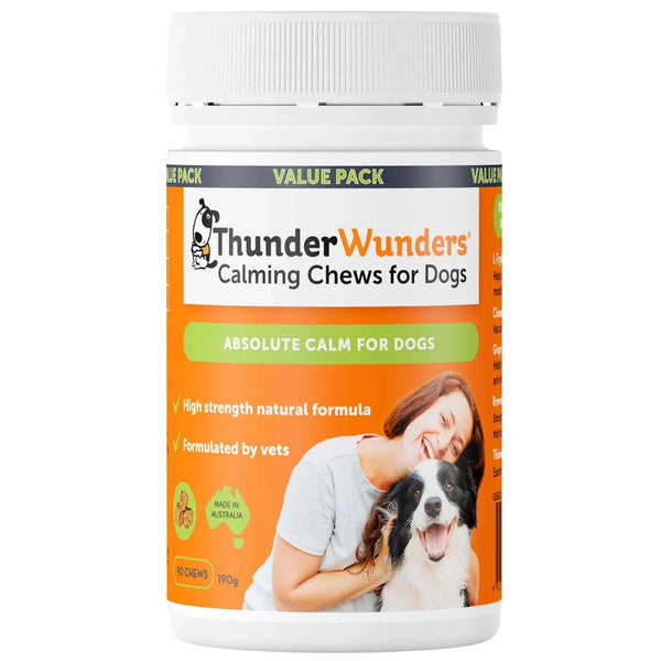 ThunderWunders Calming Chews for Dogs - 190g | PeekAPaw Pet Supplies