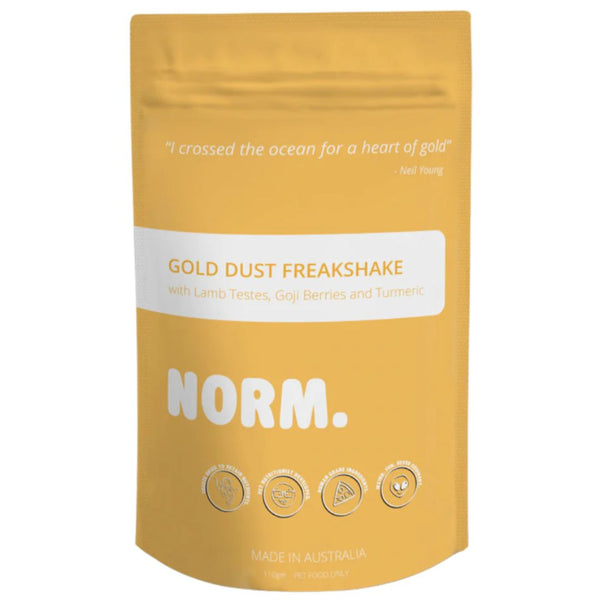 Norm Gold Dust Freakshake - 110g | PeekAPaw Pet Supplies