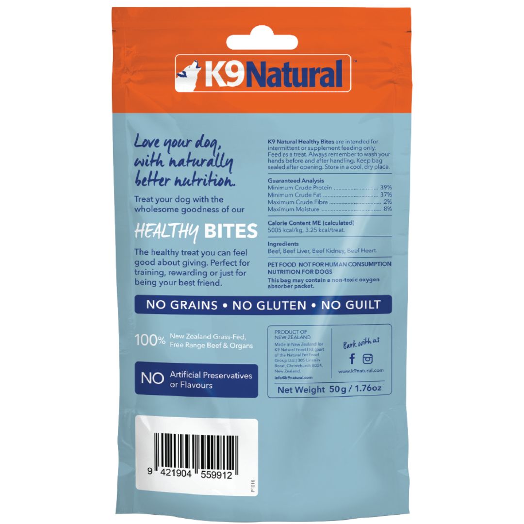 K9 Natural Treats Beef & Organs Healthy Bites